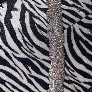 Silver gems bracelet